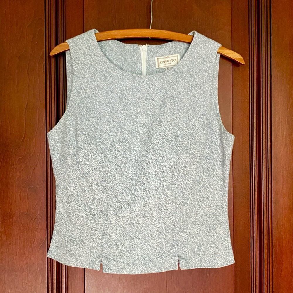 Henri Bendel ditsy floral sleeveless top
